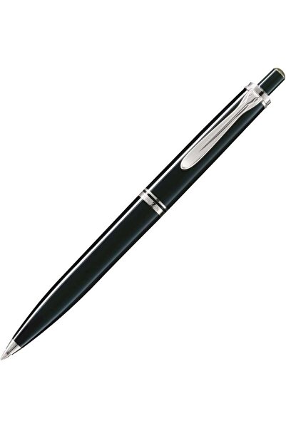 Pelikan قلم حبر جاف سوفرين K405 باللون الأسود مع حواف من الكروم - علبة هدايا-...