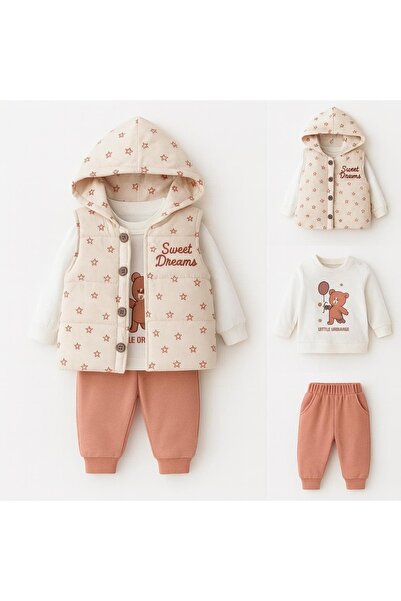 KapsülBebek Baby Girl Vest Set