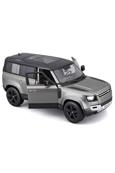 Burago 1:24 2022 Land Rover Defender 110 Diecast Model Car - Gray