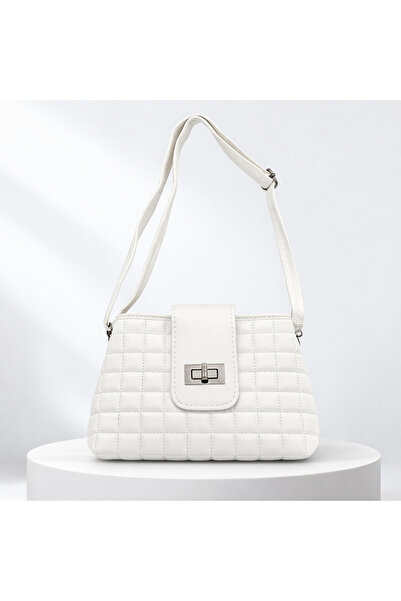 Sudedi Home Women's Shoulder Bag Quilted Patterned Stylish Daily Use Modern W...