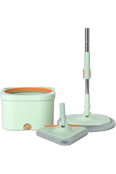 Arabest Spin Mop and Bucket Set with 3 Mop Head - Spinning Mop with 2.5L Buck...