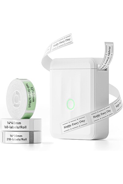 Arabest Upgraded Version Mini Label Maker Machine with 3 Tapes, Portable Blue...