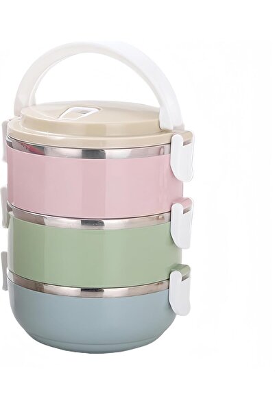 Arabest Portable Thermal Lunch Box: 304 Stainless Steel Thermal Lunch Contain...