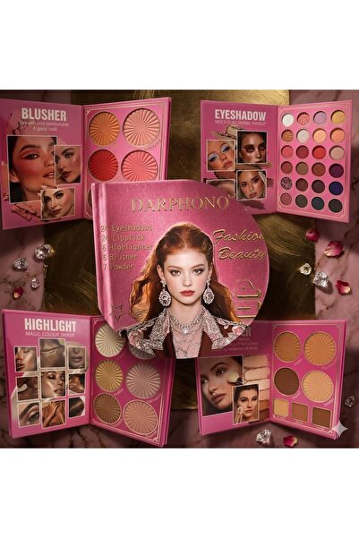 DARPHONO Darfon Fashion & Beauty Complete Makeup Set - Multifunctional Profes...
