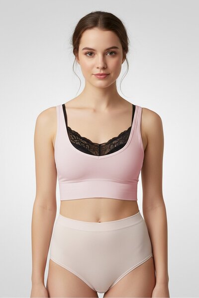 RENE ROFE Women 5 Pcs Plain Hi-Cut Panties, Multicolor