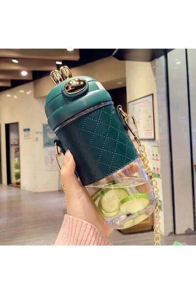 Arabest 580ml Water Bottle with Strap, Heat Resistant Portable Drinking Cup w...