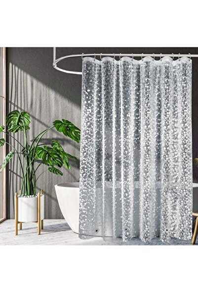 Arabest Clear Shower Curtain Liner with Weighted Magnets, Rustproof Grommets,...