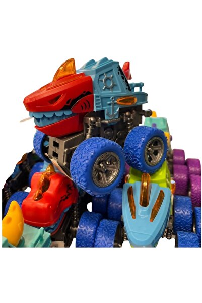 lowell home Sh40935 Ride-On Car Shark with Lights Pls-Zrv