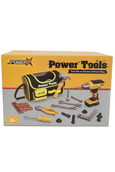 Powerx Εργαλεία Κατασκευής POWER X 21 τεμάχια με Τσάντα αποθήκευσης και τρυπά...