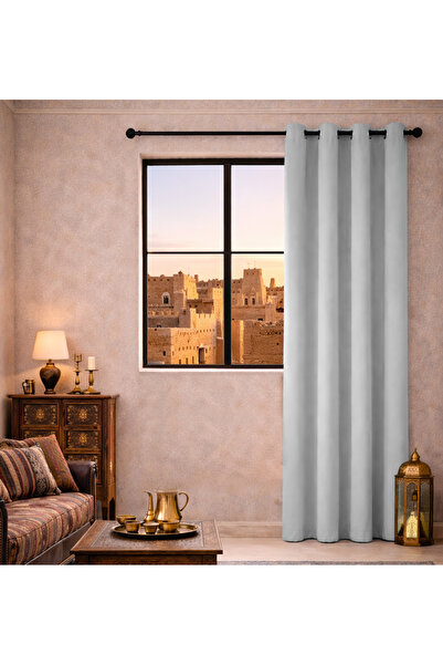 L&Wen Solid Blackout Curtains, 1 Panel Drapes Grommet Room Window Curtains (L...