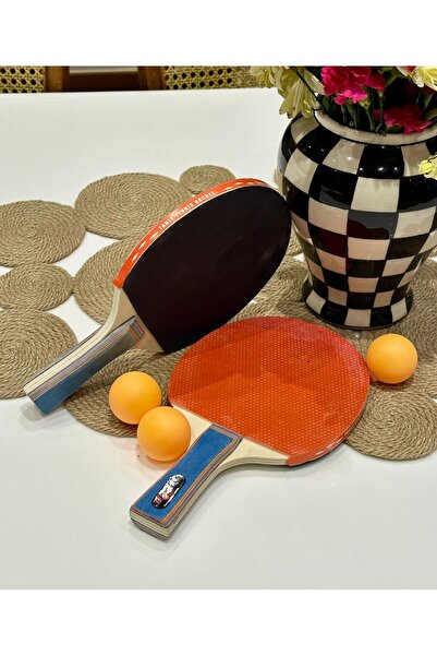 Mball مجموعة مضارب تنس الطاولة الاحترافية من إم-بول - 2 مضرب + 3 كرات + حقيبة...