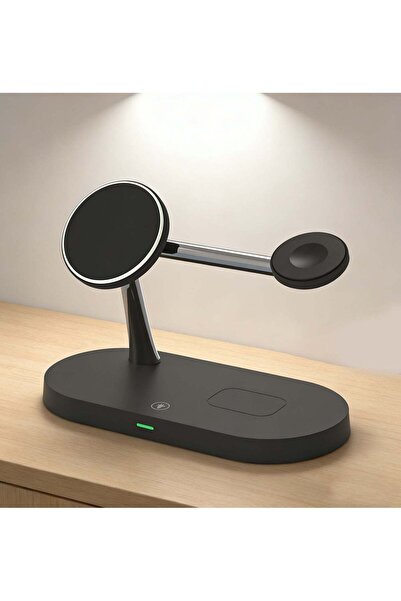 Arabest 3-in-1 Magnetic Wireless Charging Station, 15W Fast Charger for Phone...