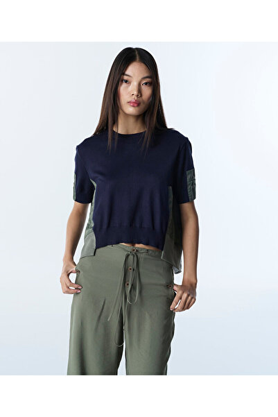 Twist TEKNİK KUMAŞ MIX ASİMETRİK TRİKO