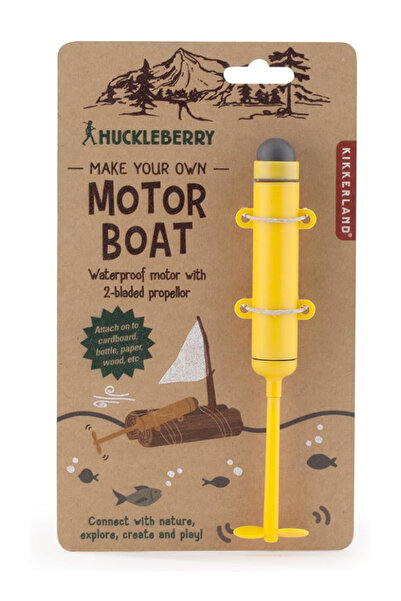 Kikkerland Construiește-ți propria barcă cu motor Huckleberry Motor