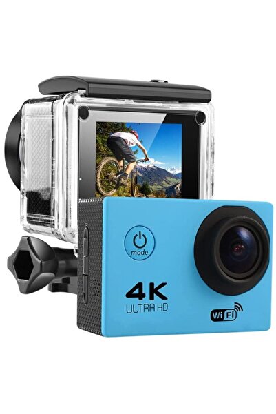 Tastech 4K Wifi Aksiyon Kamera Ultra Hd 30Fps Su Geçirmez Kılıf App GoPlus Ca...