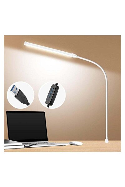 Arabest LED Desk Lamp with Clamp, Eye-Caring Clip on Light, 3 Modes 10 Bright...