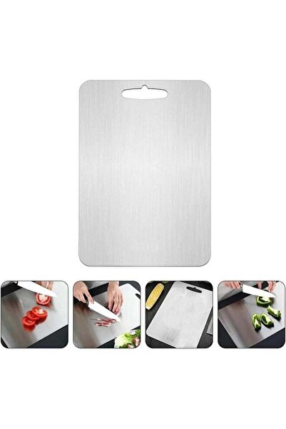 Arabest Stainless Steel Cutting Board, Food Grade Kitchen Prep Surface for Me...