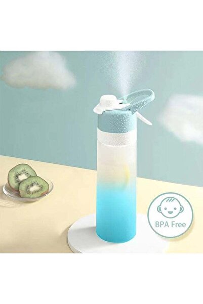 Arabest 650ml Mist Spray Water Bottle, 2-in-1 Sports Hydration Cup with Cooli...