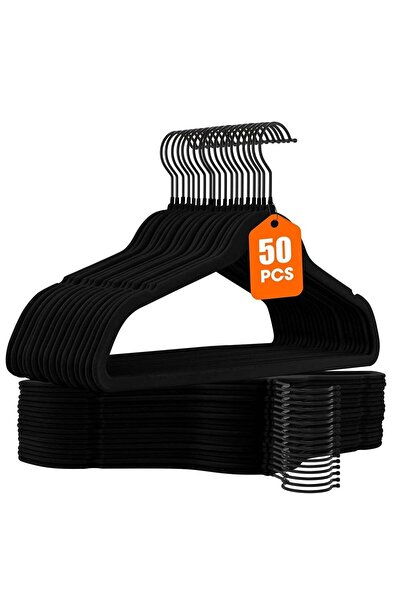 Arabest 50-Pack Non-Slip Slim Hangers, Space-Saving Closet Organizer for Jack...