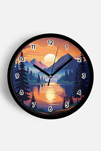 JHAAR Abstract - Boem - Natură - Ceas de perete modern cu vedere la mare - 30...