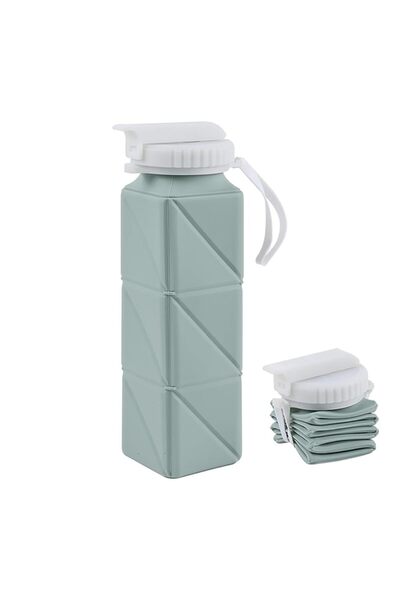 Arabest Collapsible Water Bottles Leakproof Lid,Food-Grade BPA-Free Silicone ...