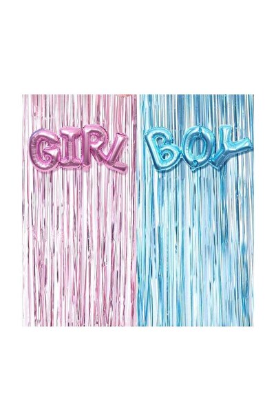 LIXADA 4-Piece Gender Reveal Party Decoration Balloon Set