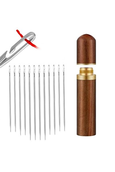 sylar Sewing Needle Set with 30 Pieces of Needles in Wooden Box
