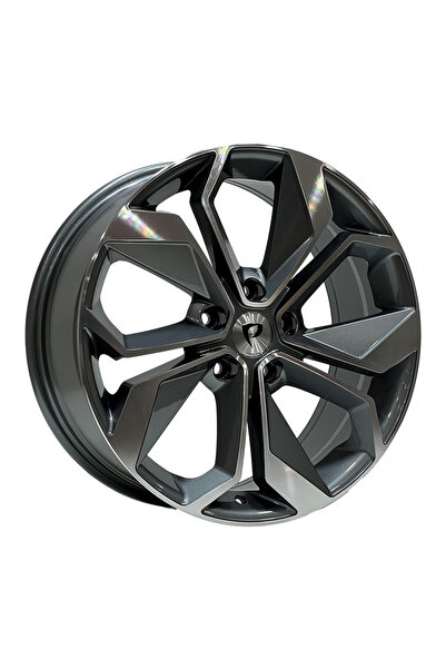 powcan 17 İNC 5X114.3 RENAULT MEGANE-FLUENCE İCON JANT TAKIMI GUN METAL (4 ADET)