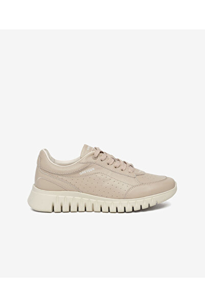 Greyder Kadın Vizon Hakiki Deri Casual Ayakkabı 6Y2UA35603