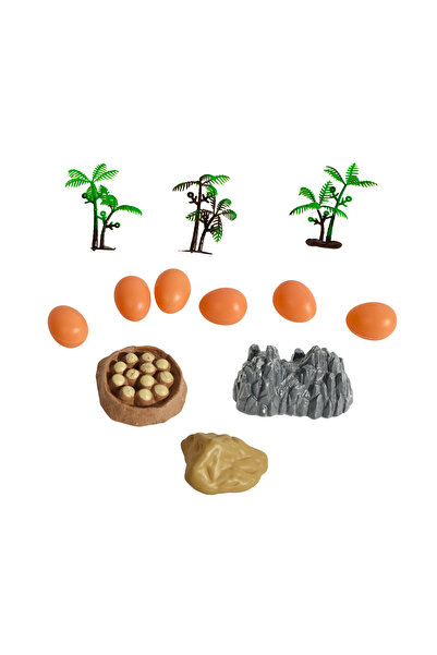 SKOODLE Jumbo Dinosaur Mystery Egg Toy Set 40+ Pieces with Dinosaur Figurines