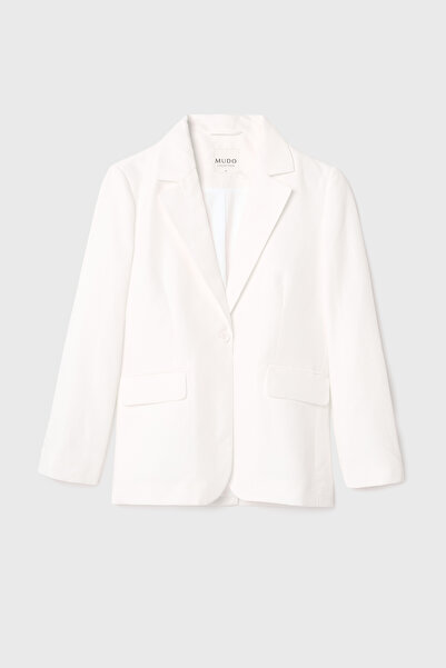Mudo OVERSIZE KETEN KARIŞIMLI BLAZER CEKET