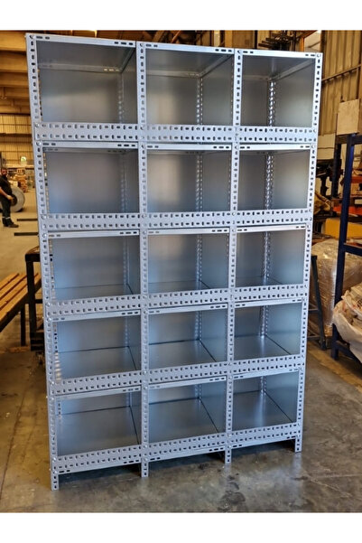 ALANRAF Çelik Raf 5 Katlı 31x130x200 cm Raf Sistemleri, Depo rafı, Arşiv rafı...