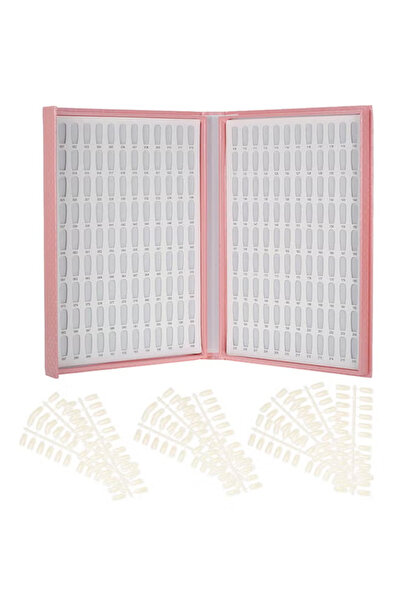 BSMBIOO Professional Nail Gel Colour Card With Tips Pink