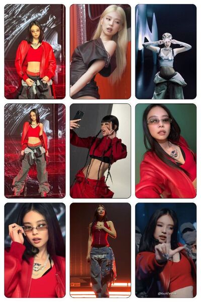 animeandyourworld BLACKPİNK JENNİE ROSE JİSOO LİSA 1 ADET FOTOKART PVC KAPLI ...