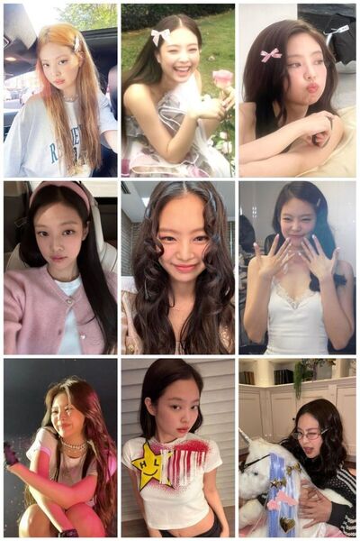 animeandyourworld BLACKPİNK JENNİE ROSE JİSOO LİSA 1 ADET FOTOKART PVC KAPLI ...