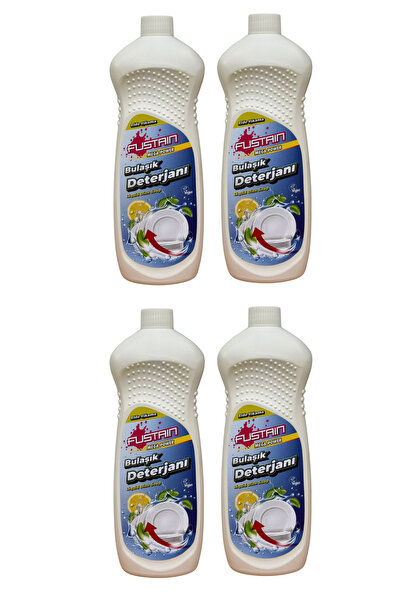 FUSTAIN Elde Bulaşık Sıvı Deterjan 4 x 750 ml Ekonomik Paket - Limon Ferahlığ...