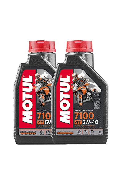 Motul 7100 4t 10w40 1 Litre - %100 Sentetik – 2 ADET