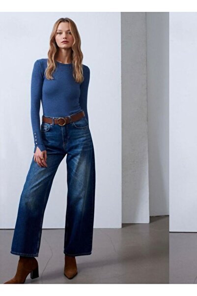 Dilvin KADIN GİYİM KEMERLİ JEANS