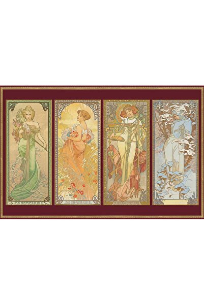 Piatnik Puzzle - Alfons Mucha: Metallic Puzzle, 1000 piese (5576)