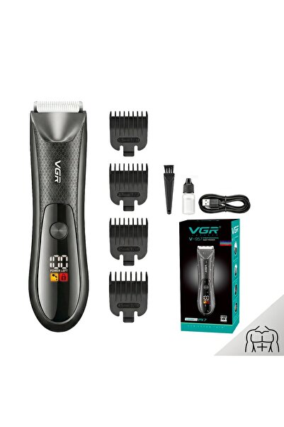 VGR ماكينة حلاقة الجسم الكهربائية V-957 - للاستخدام الجاف والرطب مع ضوء LED