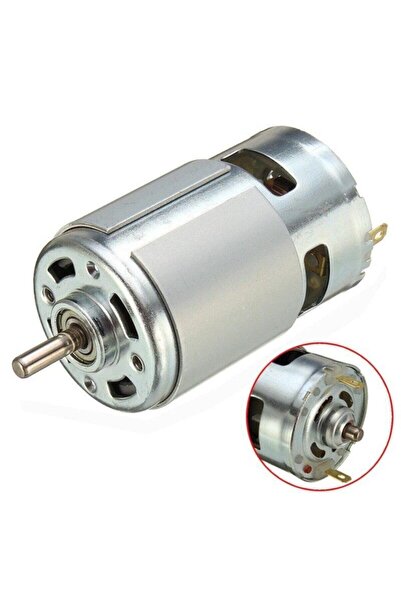 Empressco Rs775 Dc Motor 24v 15000 Rpm Rulmanlı Şarjlı Matkap Cnc Motor