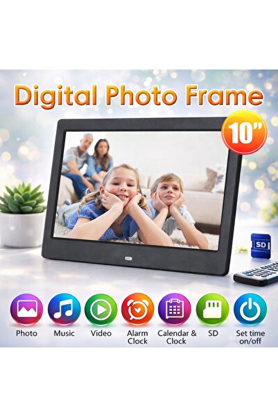 Tastech 10.1 inç Digital Fotoğraf Çerçevesi Photo Frame SD/USB MP3/MP4 ÇALAR ...