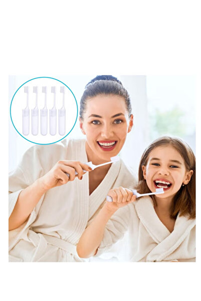 BSMBIOO طقم فرشاة أسنان ومعجون أسنان صغير للسفر، 8 قطع، فرشاة أسنان قابلة للط...