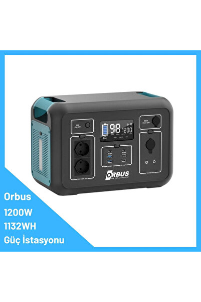 ORBUS 1200W 1132Wh Taşınabilir Güç İstasyonu (Power Station)