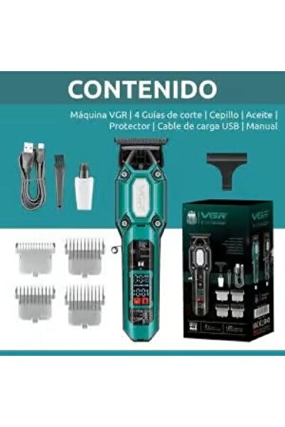 VGR -900 Professional Hair Clipper – High precision and rechargeable battery