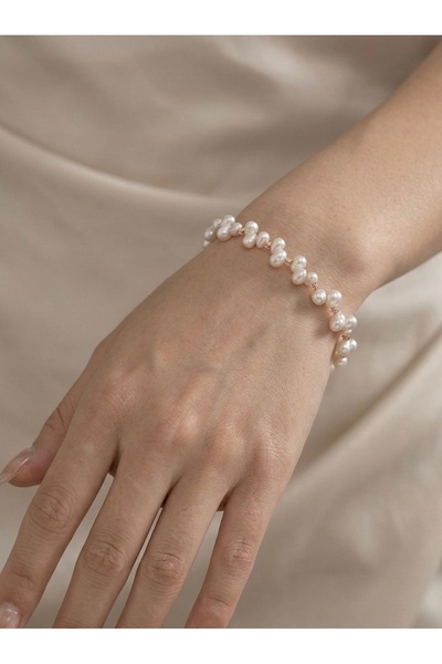 Zokak Sertifikalı %100 Gerçek inci bileklik, Özel tasarım ,sınırlı sayıda inc...