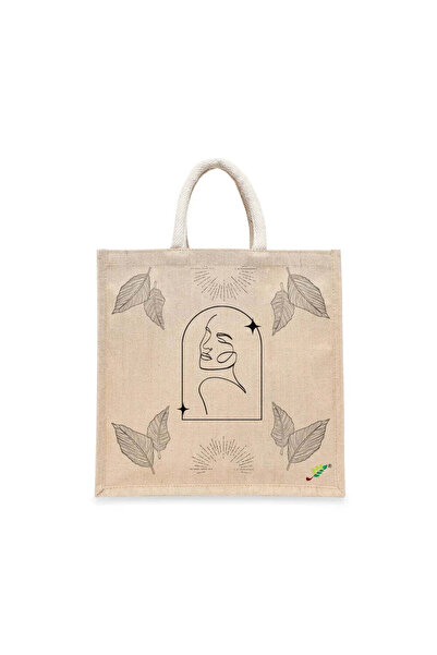 BYFT حقيبة تعليقة - طقم حقائب قطن أنيقة مطبوع من Quiet Muse مكون من قطعة واحدة