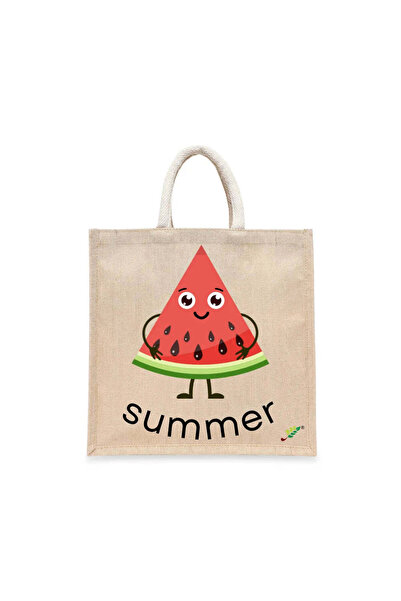 BYFT حقيبة تعليقة - حقيبة تسوق قطن أنيقة متعددة الاستخدامات مطبوع بنقشة شرائح...