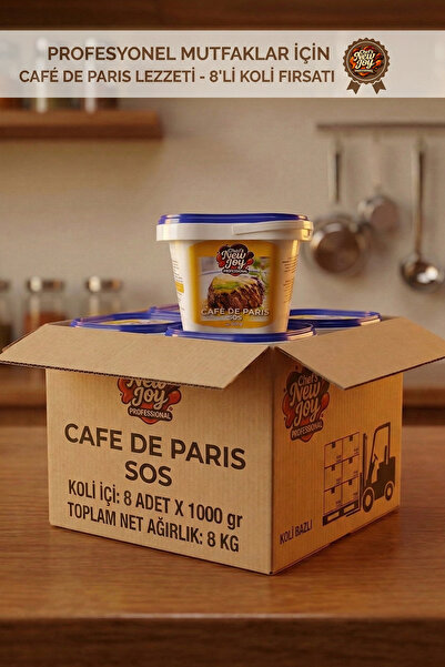 Chefs New Joy Cafe de Paris Sos 1000 G X 8 Adet - 1 Koli (Koli Bazlı Avantaj ...