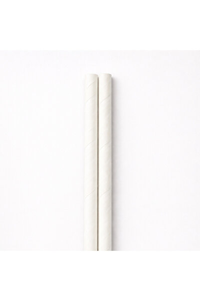 Restoran Deposu 8 MM x 240 MM Kağıt Pipet-100 Adet